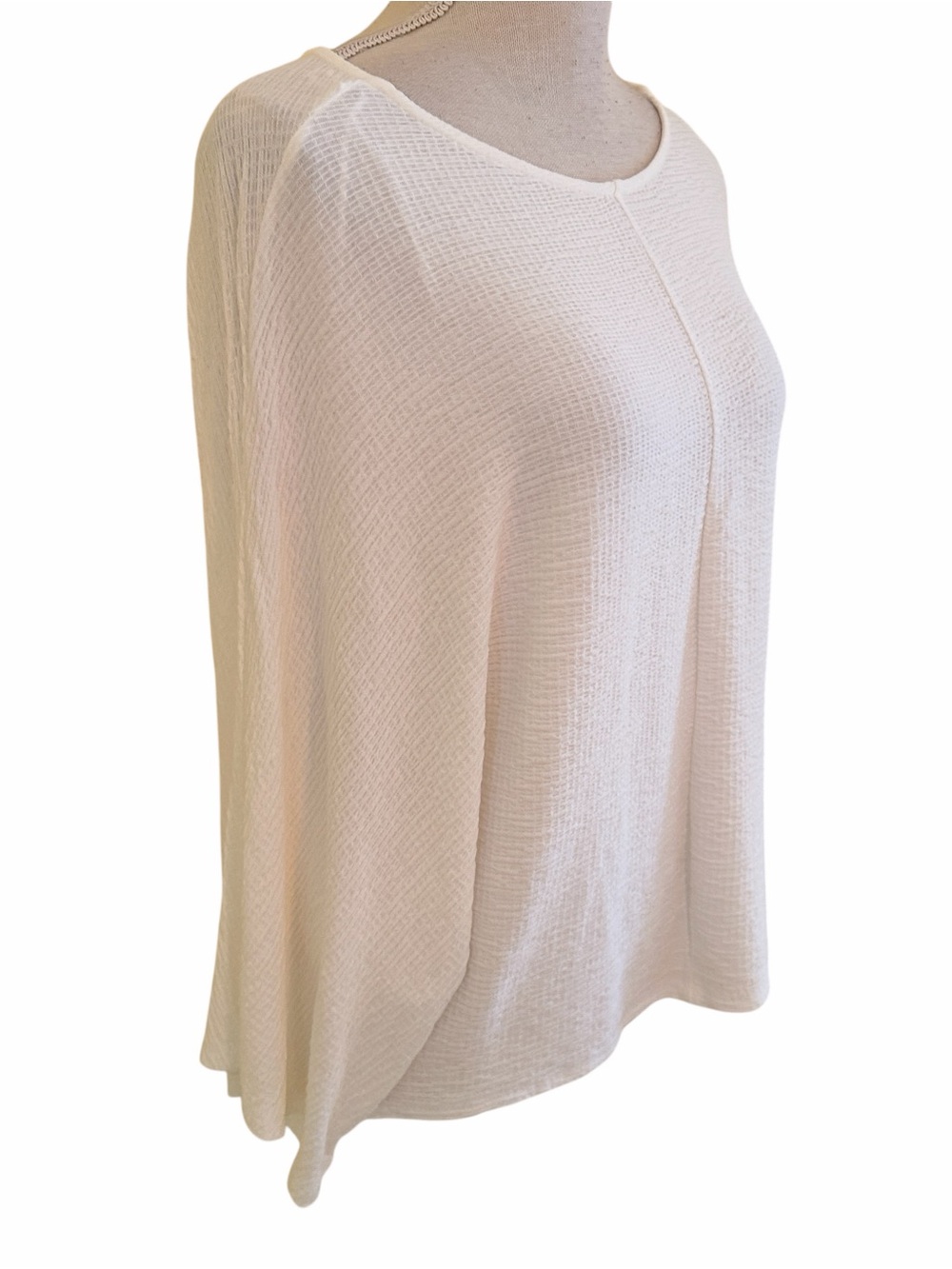 Anthropologie Maeve Creamy White Claire Scoop Neck Dolman Sleeve Pullover S - Picture 5 of 10